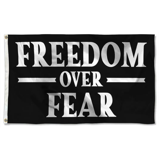 Fyon Donald Trump Freedom Over Fear Flag Banner