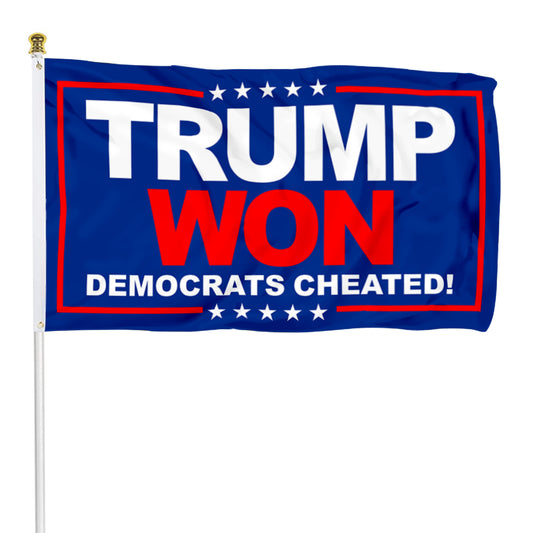 Fyon Donald Trump Won Flag  Indoor and Outdoor Banner