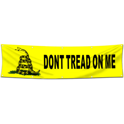Fyon Dont Tread ON ME Flag Banner 2x8ft