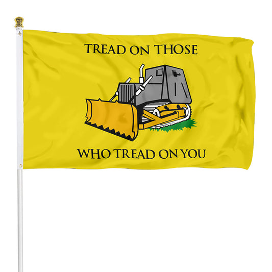 Fyon Dont Tread on Those who tread on you Flag  Indoor and Outdoor Banner
