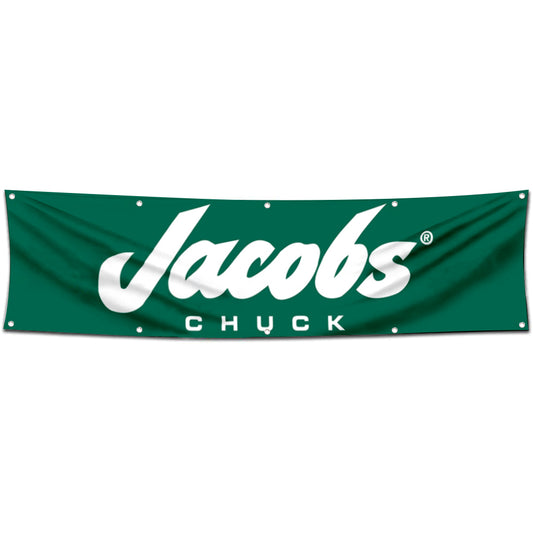 Fyon Drill Chucks Garage shop Decor Banner Works for Jacob chuck Flag 2x8 Feet