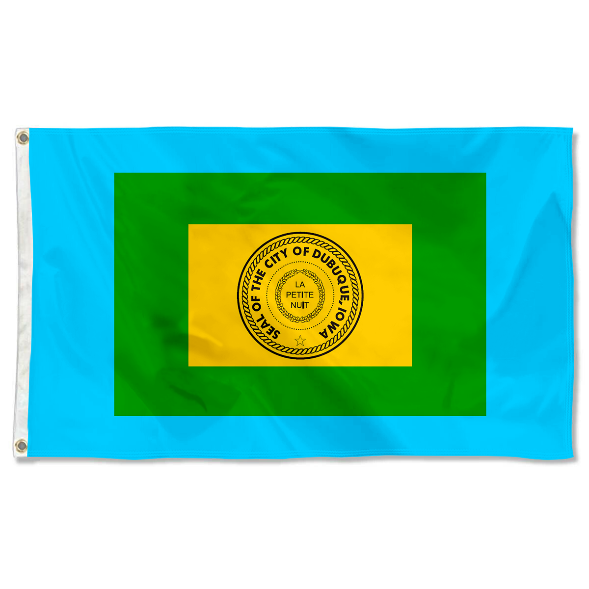 Fyon Dubuque, Iowa flag Banner