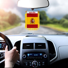 España Mini Car Rearview Mirror Flag Banner - 2PC