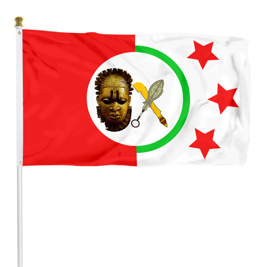 Fyon Edo State, Nigeria flag Indoor and outdoor banner