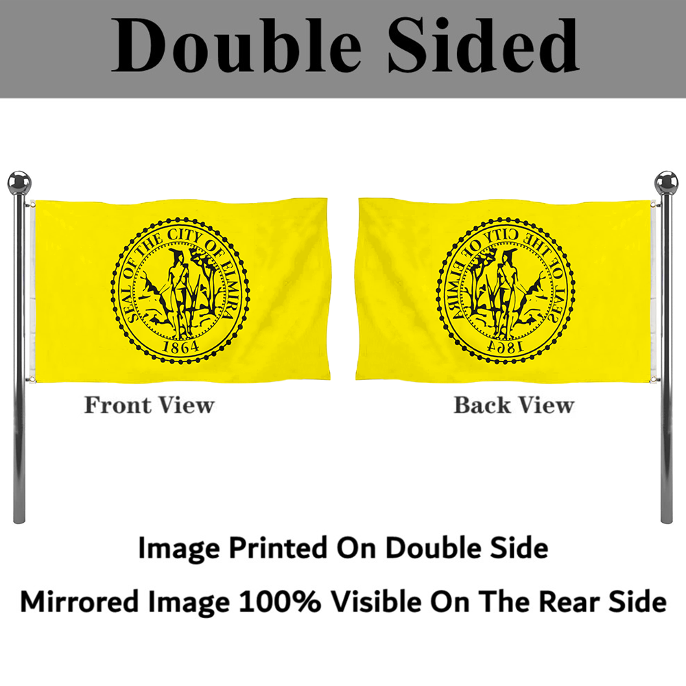 Fyon Elmira, New York flag  Banner
