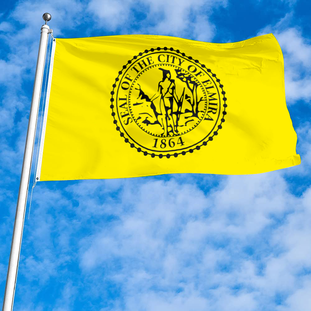 Fyon Elmira, New York flag  Banner