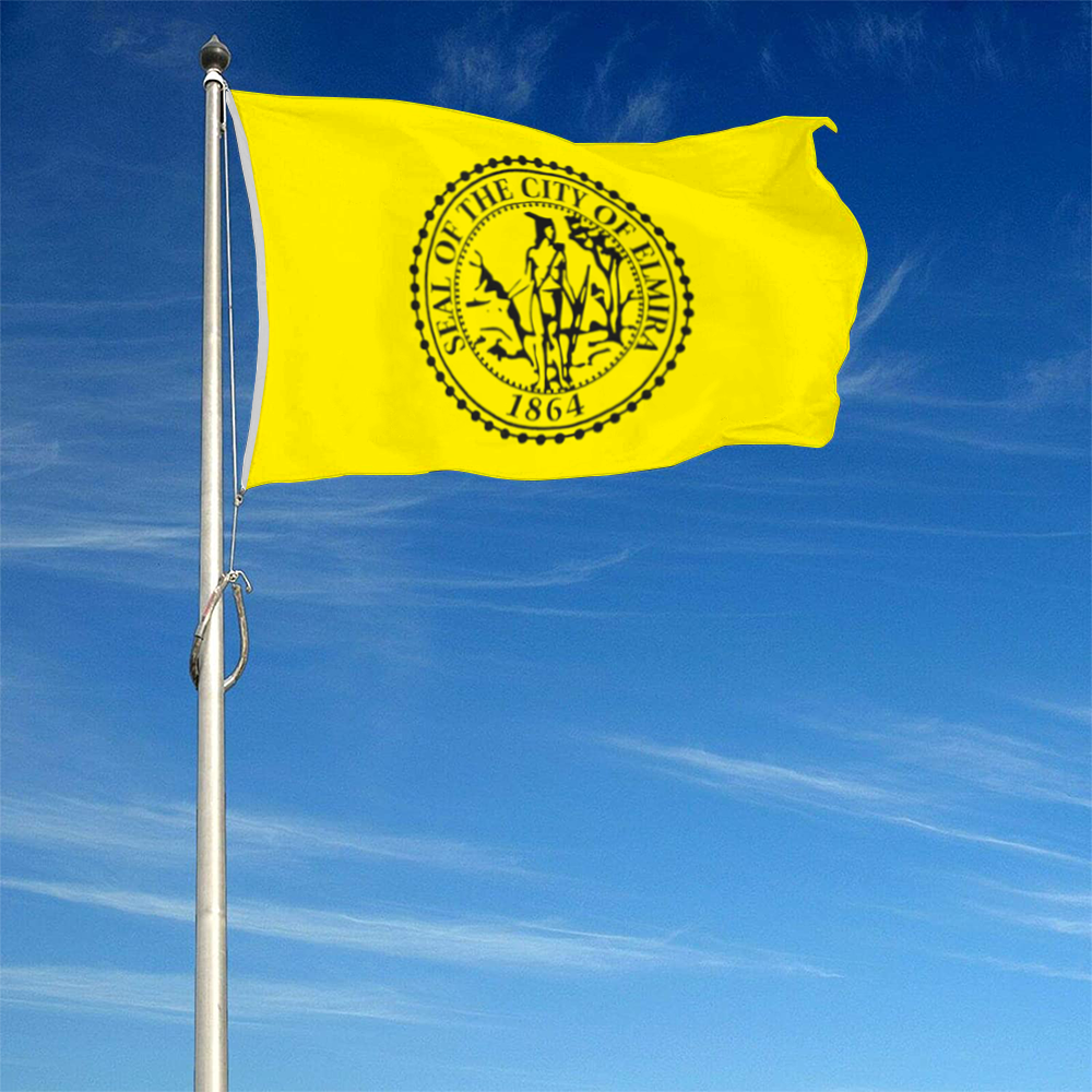 Fyon Elmira, New York flag  Banner