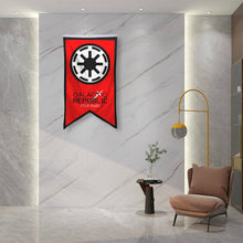 Fyon Star Wars Empire First Order Logo Galactic Republic flag banner 30 x 50 inches Red