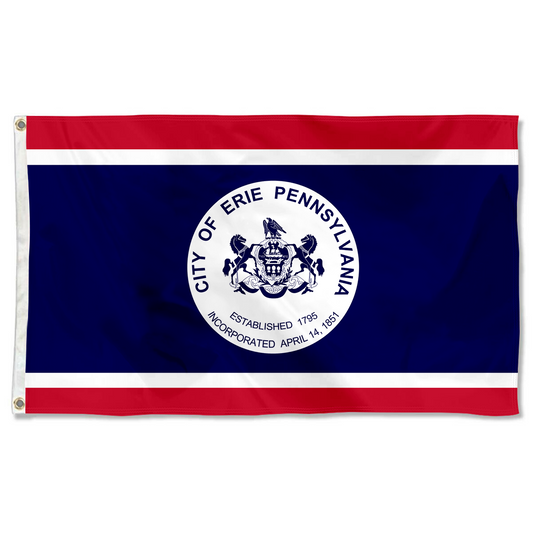 Fyon Erie, Pennsylvania flag Banner