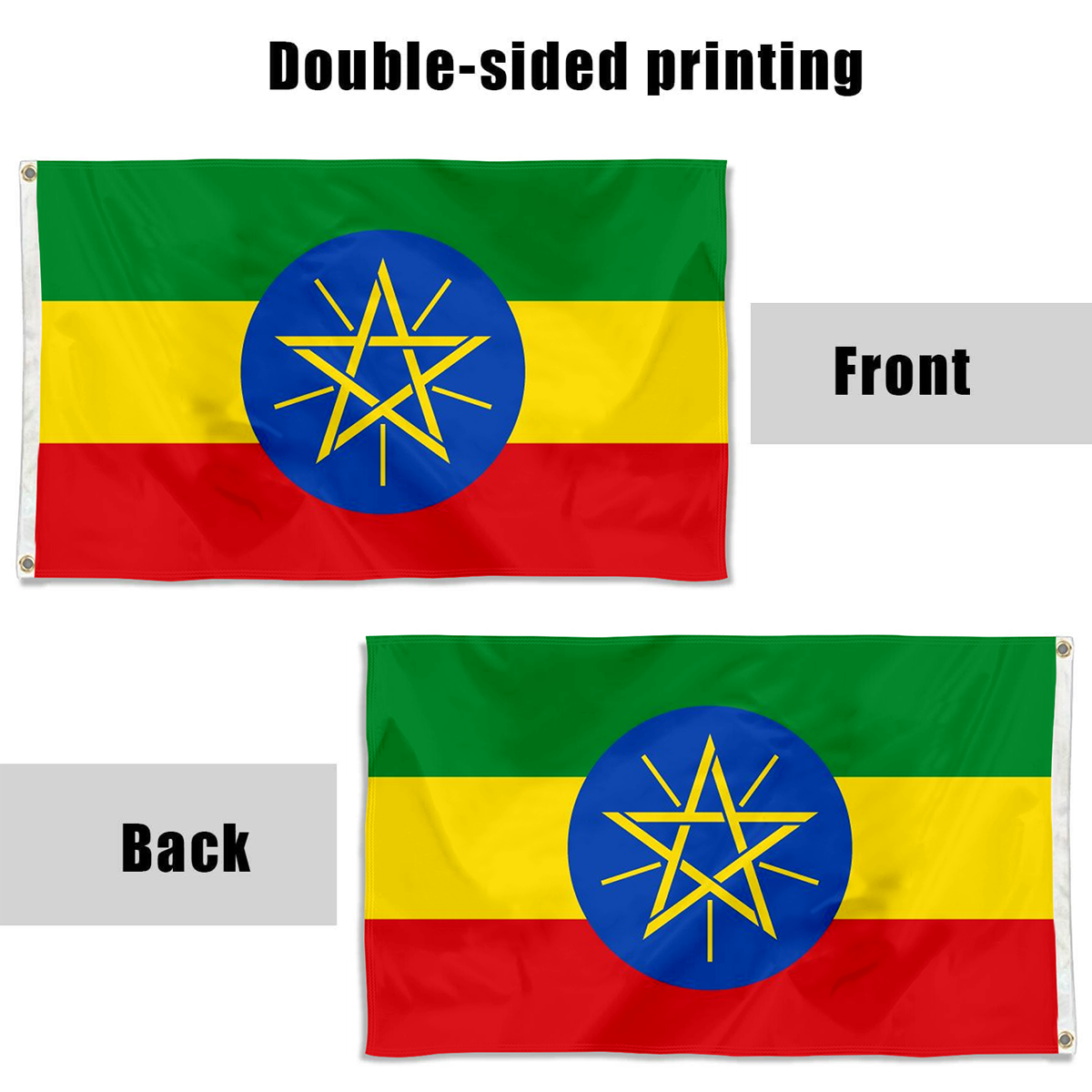 Fyon Ethiopia Flag Ethiopian National Indoor and outdoor banner