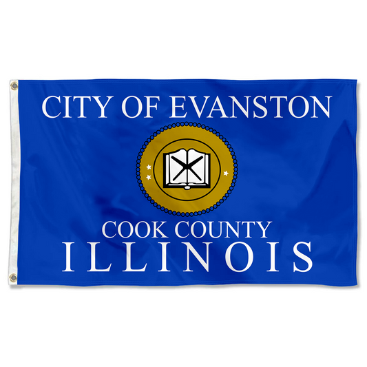 Fyon Evanston, Illinois flag Banner