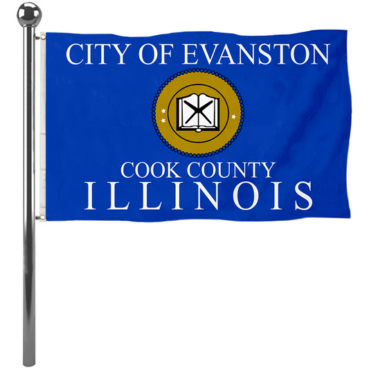 Fyon Evanston, Illinois flag Banner