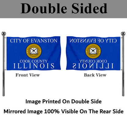 Fyon Evanston, Illinois flag Banner