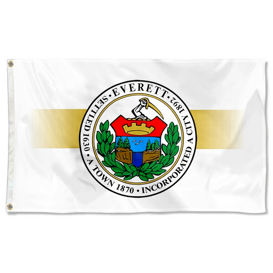 Fyon Everett, Massachusetts flag Banner