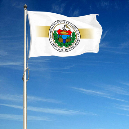 Fyon Everett, Massachusetts flag Banner