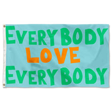 Fyon Everybody Love Everybody Flag Indoor and outdoor banner