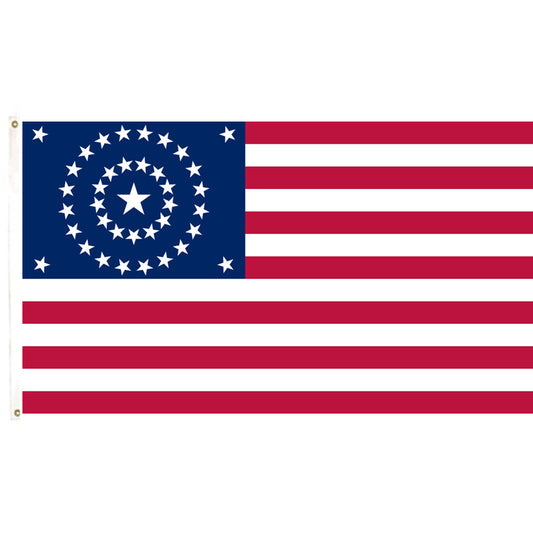 Fyon The Department of Alaska (United States Army) Flag July 4, 1877 – July 3, 1884 banner