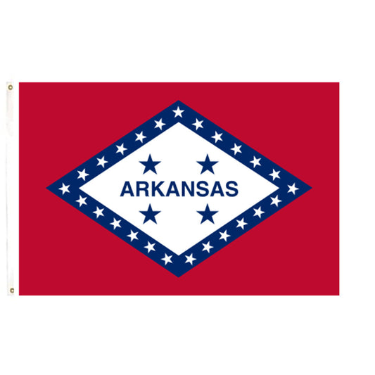 Fyon The State of Arkansas Flag 1923 Flag of Arkansas with 4th Star added.