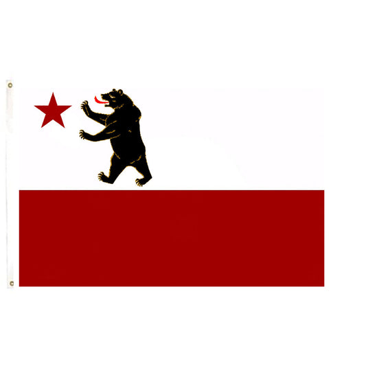 Fyon The State of California Flag Digital reproduction of the first Bear banner