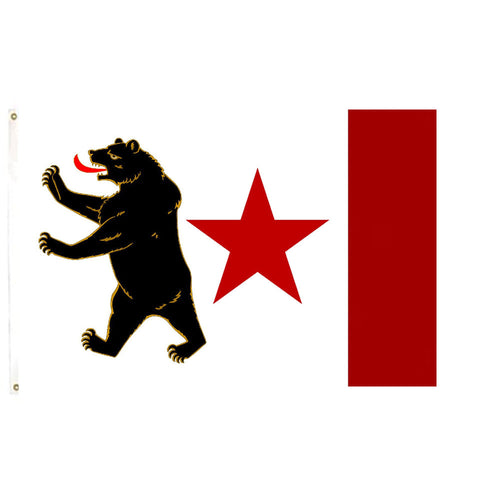 Fyon The State of California Flag Digital reproduction of the first official Bear Flag