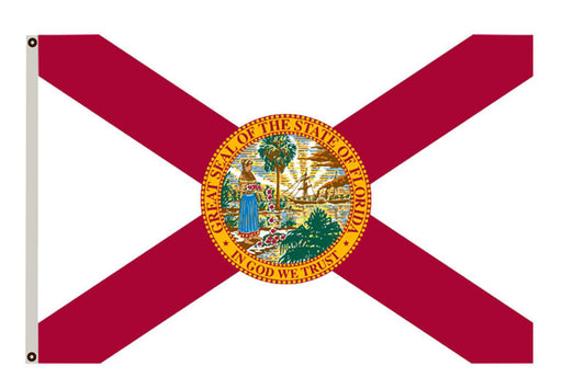The current flag of Florida, 1985 to present banner