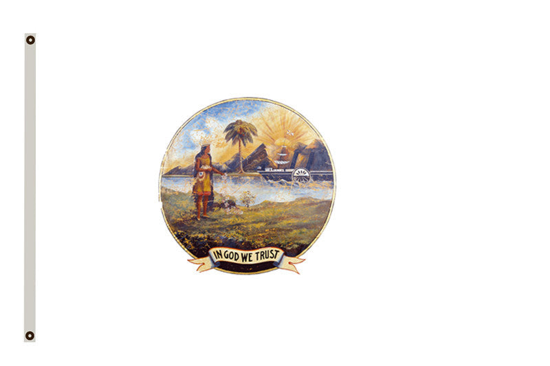 The state flag of Florida between 1868 and 1900, during the Reconstruction period banner