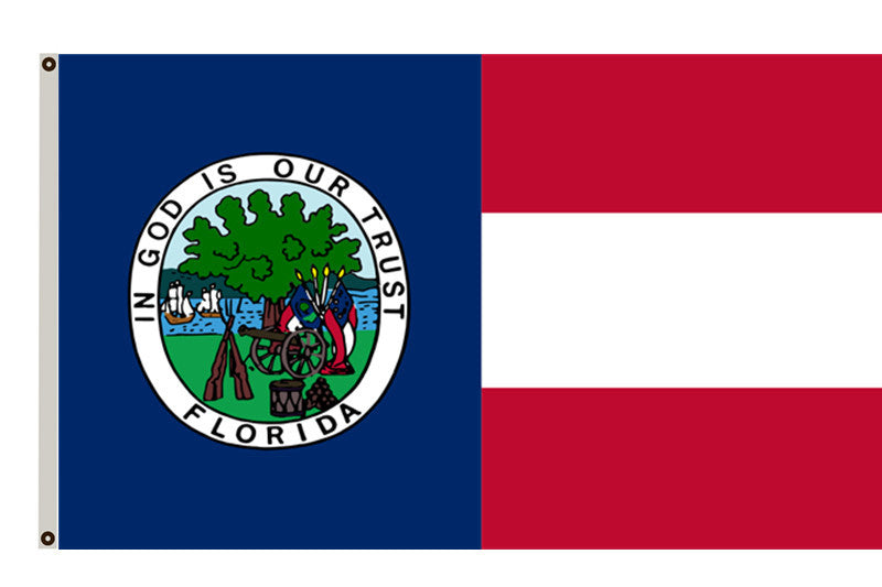 The State of Florida Flag  after declaring secession from the United States in 1861 banner