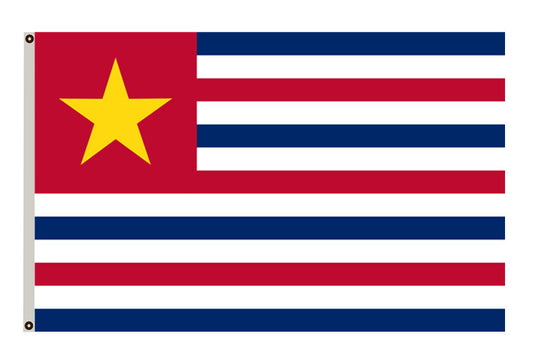 The State of Louisiana Flag(of February 1861 CSA) banner