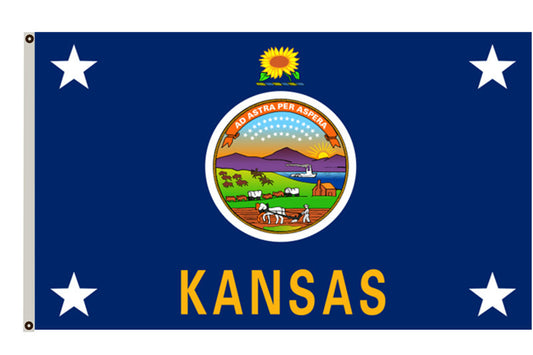 The State of Variant flag of Kansas banner
