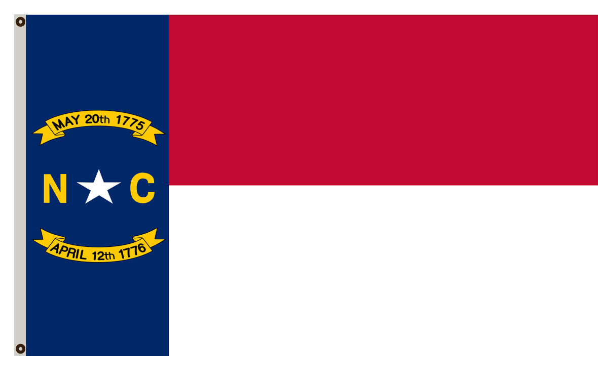 The State of North Carolina Flag 1885-1991 banner
