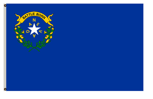 The State of Nevada Flag 1929 to 1991 banner