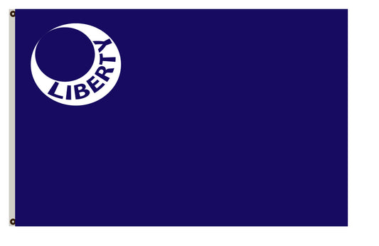 South Carolina Flag The Moultrie banner (also known as the Liberty Flag)