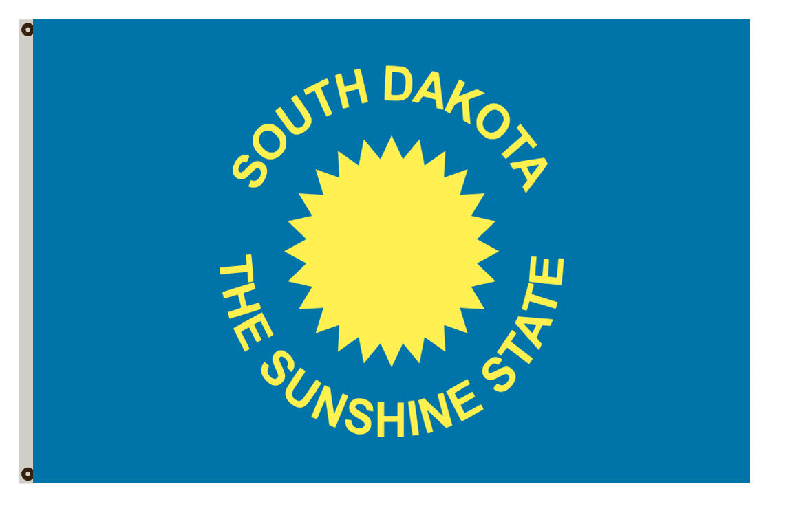 The State of South Dakota Flag 1909 to 1963 banner