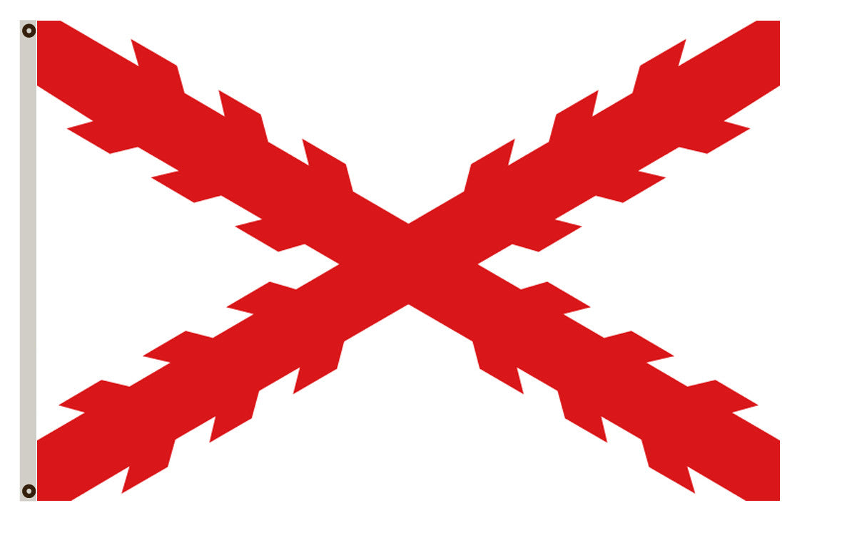 National flags over Texas flag 1690–1785 banner