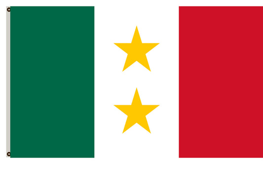 Pre-Revolutionary Flag Purported flag of the Mexican state of Coahuila y Tejas, though the style and color of the stars are speculative. banner