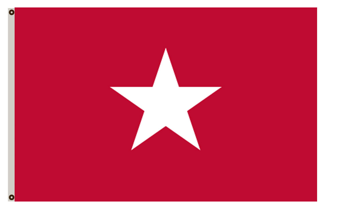 Pre-Revolutionary Flag 1819, The First uniquely Texan flag to predominantly feature a lone star banner