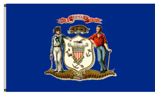 The State of Wyoming Flag  1866 to 1913 banner