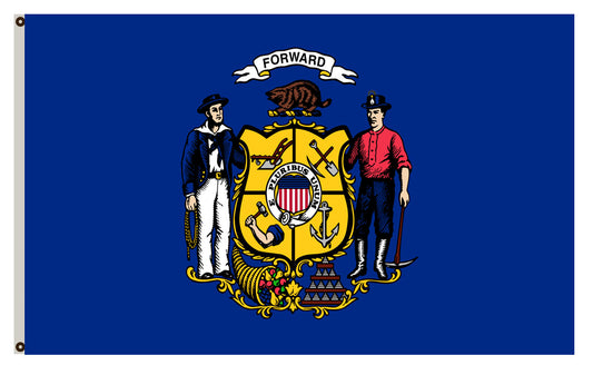 The State of Wyoming Flag 1913 to 1981 banner