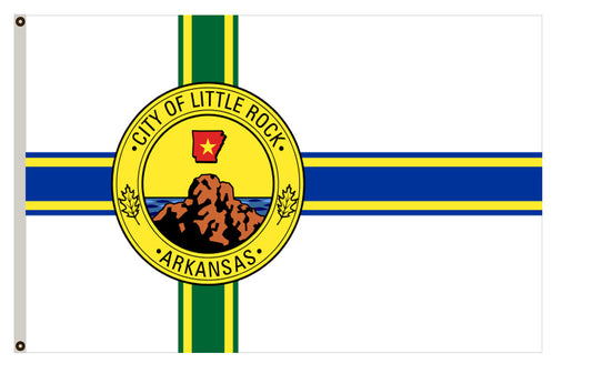 Fyon Arkansas banner city of  Little Rock flag