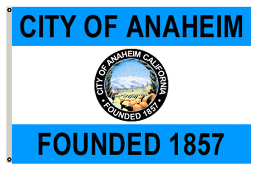 Fyon California banner City of Anaheim Flag