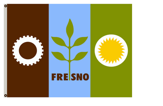 Fyon California banner City of Fresno Flag