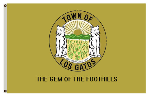 Fyon California banner City of Los Gatos Flag
