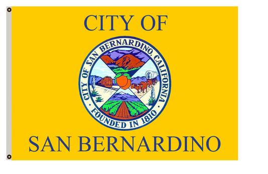 Fyon California banner City of San Bernardino Flag
