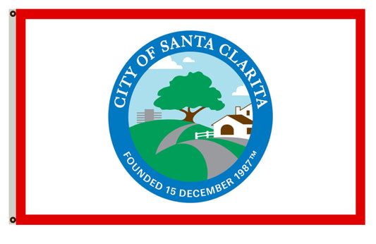 Fyon California banner City of Santa Clarita Flag