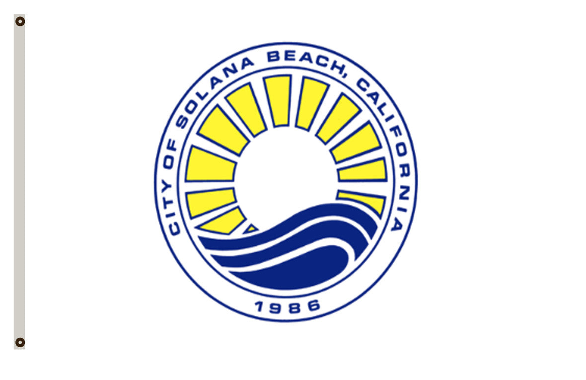 Fyon California banner City of Solana Beach Flag