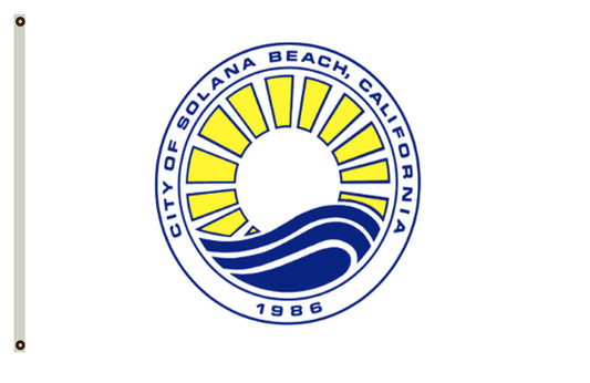 Fyon California banner City of Solana Beach Flag
