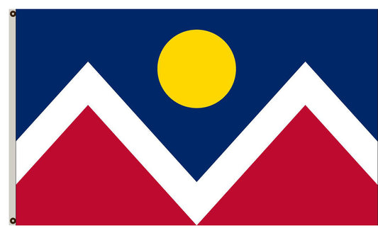 Fyon Colorado banner,City of Denver Flag