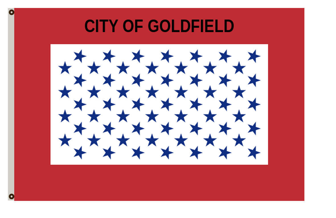 Fyon Colorado banner,City of Goldfield Flag