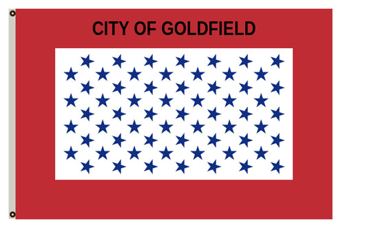 Fyon Colorado banner,City of Goldfield Flag