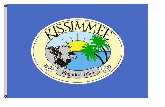 Fyon Florida banner City of Kissimmee Flag